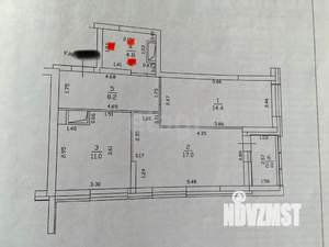 2-к квартира, вторичка, 55м2, 22/23 этаж