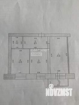 2-к квартира, вторичка, 63м2, 13/15 этаж