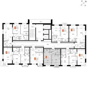 1-к квартира, вторичка, 40м2, 10/20 этаж