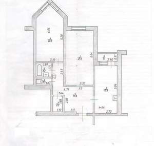 2-к квартира, вторичка, 83м2, 7/18 этаж