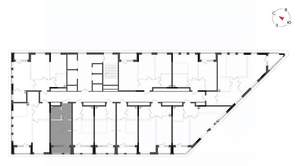 Студия квартира, вторичка, 27м2, 21/23 этаж