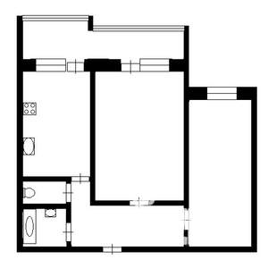 2-к квартира, вторичка, 49м2, 4/9 этаж