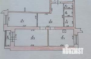 2-к квартира, вторичка, 82м2, 4/5 этаж