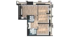 2-к квартира, вторичка, 73м2, 13/25 этаж