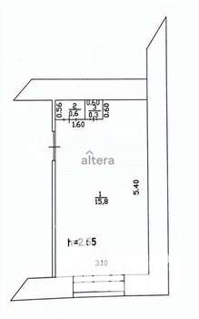 Студия квартира, вторичка, 23м2, 6/9 этаж