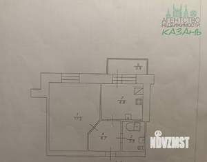 1-к квартира, вторичка, 36м2, 1/3 этаж