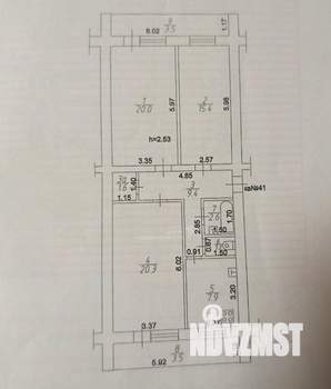 3-к квартира, вторичка, 79м2, 5/6 этаж