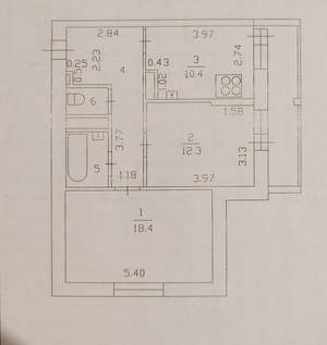 2-к квартира, вторичка, 60м2, 2/17 этаж
