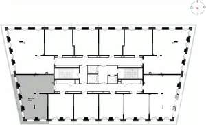 2-к квартира, вторичка, 84м2, 6/19 этаж