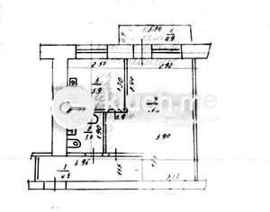 1-к квартира, вторичка, 31м2, 3/5 этаж