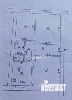 3-к квартира, вторичка, 83м2, 2/3 этаж