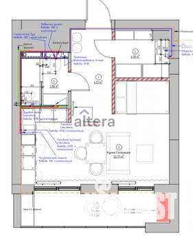 1-к квартира, вторичка, 40м2, 18/21 этаж