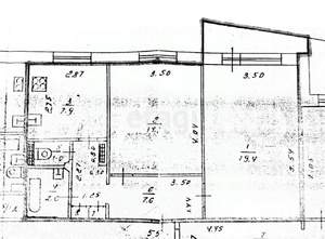 2-к квартира, вторичка, 53м2, 4/10 этаж