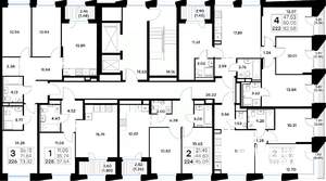 2-к квартира, вторичка, 48м2, 6/20 этаж