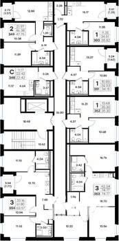 1-к квартира, вторичка, 34м2, 6/8 этаж
