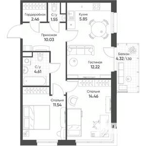 Фото квартиры на продажу (1)
