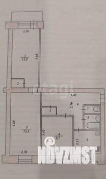 3-к квартира, вторичка, 58м2, 7/10 этаж
