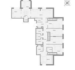 1-к квартира, вторичка, 82м2, 17/17 этаж