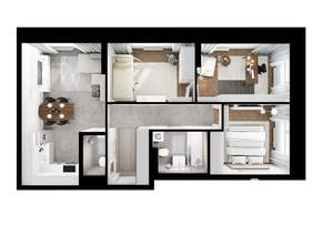 3-к квартира, вторичка, 68м2, 15/24 этаж