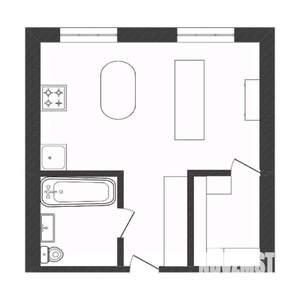 1-к квартира, вторичка, 40м2, 4/12 этаж