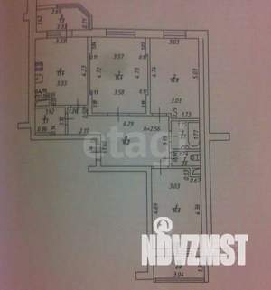 3-к квартира, вторичка, 83м2, 8/18 этаж
