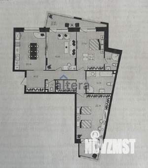 3-к квартира, вторичка, 115м2, 4/22 этаж