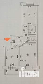 2-к квартира, вторичка, 50м2, 4/10 этаж