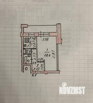 1-к квартира, вторичка, 35м2, 7/10 этаж