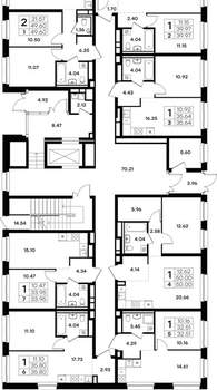 1-к квартира, вторичка, 34м2, 1/11 этаж