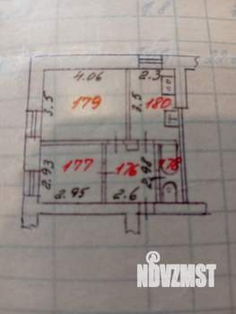 2-к квартира, вторичка, 41м2, 1/3 этаж