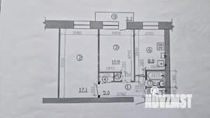 2-к квартира, вторичка, 46м2, 8/9 этаж