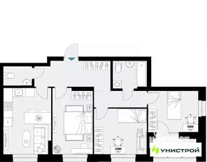 3-к квартира, вторичка, 73м2, 11/18 этаж