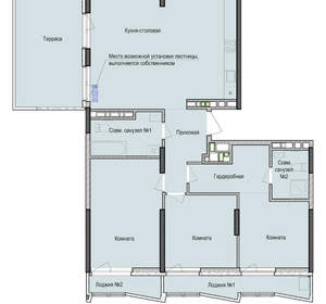 3-к квартира, вторичка, 110м2, 8/23 этаж