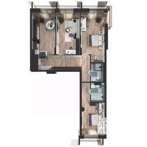 3-к квартира, вторичка, 86м2, 6/25 этаж