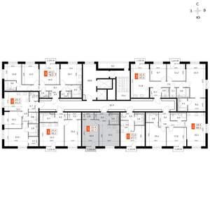 1-к квартира, вторичка, 43м2, 5/14 этаж