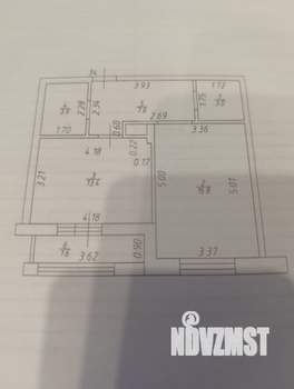 1-к квартира, вторичка, 46м2, 4/5 этаж