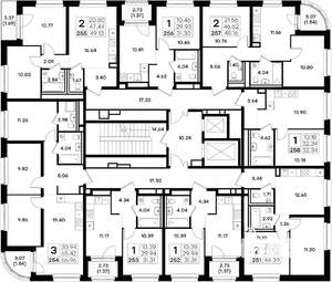 3-к квартира, вторичка, 67м2, 8/11 этаж