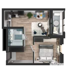 1-к квартира, вторичка, 37м2, 9/23 этаж