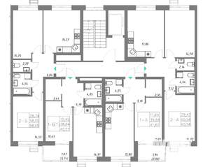 1-к квартира, вторичка, 42м2, 4/10 этаж