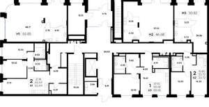 1-к квартира, вторичка, 50м2, 1/11 этаж