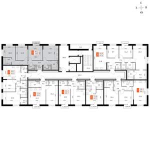 3-к квартира, вторичка, 79м2, 3/14 этаж