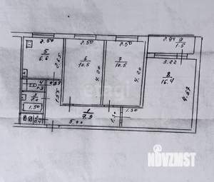 3-к квартира, вторичка, 55м2, 3/9 этаж