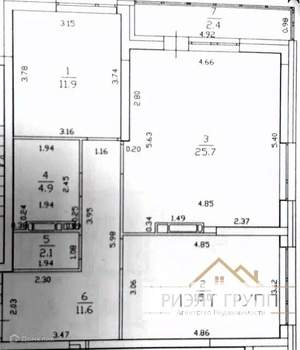 3-к квартира, вторичка, 72м2, 4/26 этаж