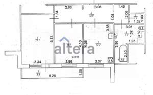 2-к квартира, вторичка, 67м2, 7/9 этаж