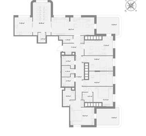 1-к квартира, вторичка, 89м2, 16/17 этаж