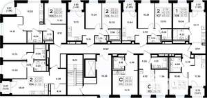 2-к квартира, вторичка, 62м2, 7/11 этаж