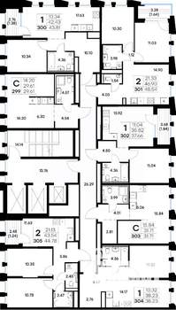 2-к квартира, вторичка, 49м2, 8/20 этаж