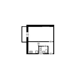 1-к квартира, вторичка, 33м2, 5/5 этаж