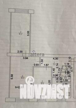 3-к квартира, вторичка, 59м2, 1/5 этаж