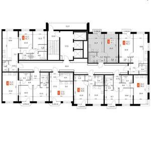 1-к квартира, вторичка, 40м2, 6/20 этаж